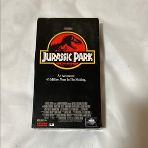 Jurassic Park - VHS - Black and Red Cover